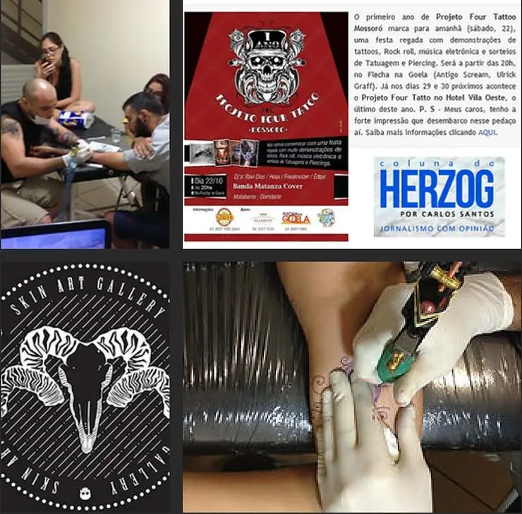 Projeto Four Tattoo e Skin Art Gallery